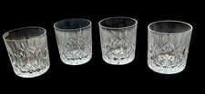 SET OF FOUR VINTAGE WATERFORD LISMORE WHISKEY GLASSES SH 38