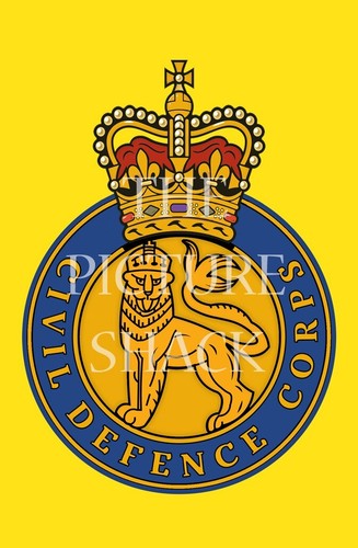 Civil defence corps badge - corps,
