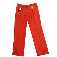 MENS SALMON TROUSERS BRUHL MONTANA W40/L34 SALMON FINE COTTON TROUSERS BNWT
