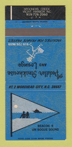 Matchbook cover peddler - matchbook,