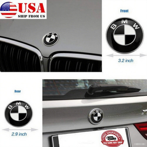 Set 2pcs fits for bmw - of, badge
