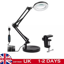 10X LED Magnifier Glass Desk