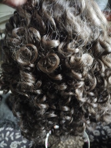 Irish dance wig brown loose - -,