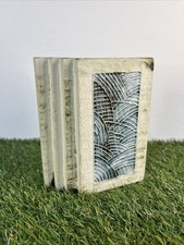 Vintage Carn Pottery Vase Blue/Green Oxide Glaze Hand Made In Cornwall 5” Tall