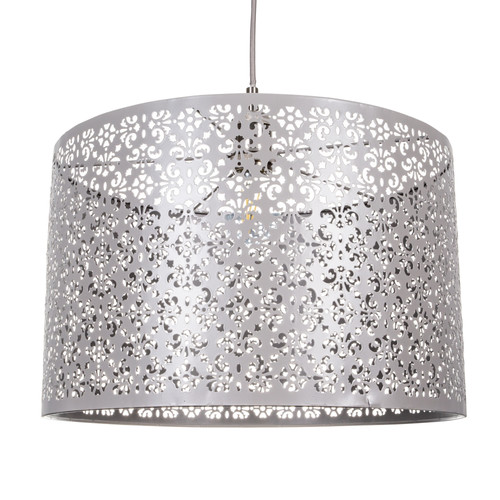Moroccan designed large grey - large,