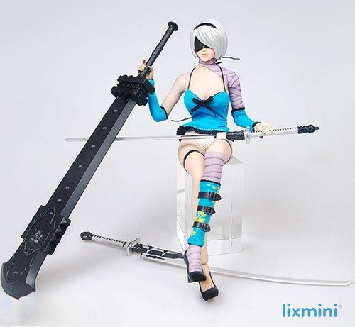 Female action figure soldier - action,
