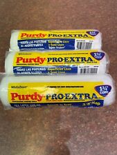 3 x 9" Purdy White Dove Medium Pile 3/8" nap Rollers 1.75" Core