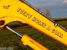 Funny JCB Digger Decal Sticker
