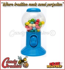 Gumball Vending Machine Gum Bubblegum Dispenser Blue 120g - Bubble Gum Included