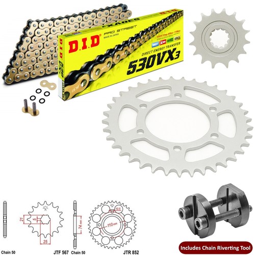 Rd250 chain sprocket kit - lc,