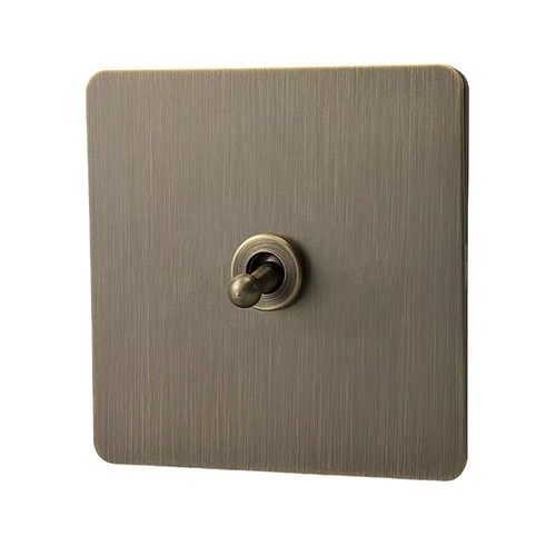 Brushed brass toggle light - brass,