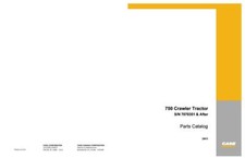 CASE 750 CRAWLER TRACTOR PARTS CATALOG