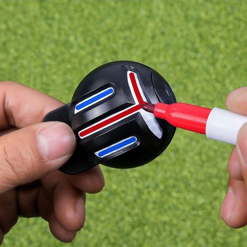 Golf ball liner marker - ball,