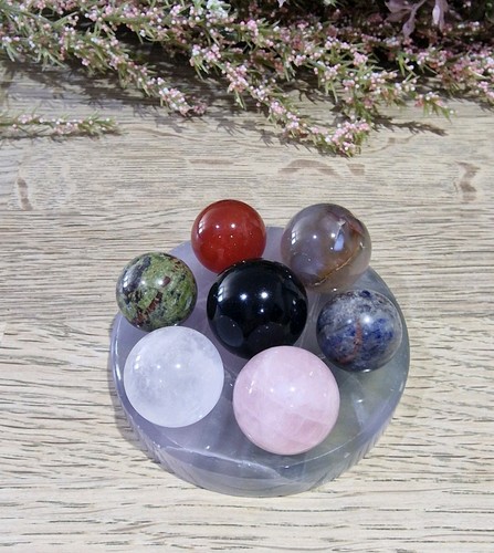 Fluorite crystal star array - fluorite,