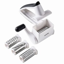 Stainless Steel Hand-Cranked Rotary Cheese Grater Ginger Shredder Kitchen Tool