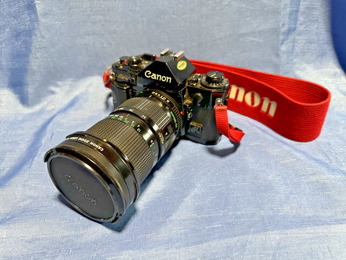 Canon 35mm slr film camera - a-1,
