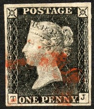 SG3 1840 1d grey-black, TJ, 4