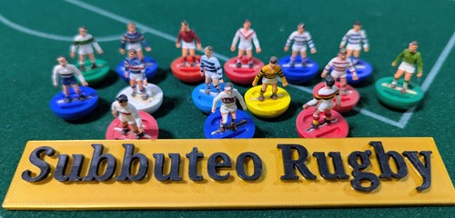 Subbuteo rugby figure - rugby, x