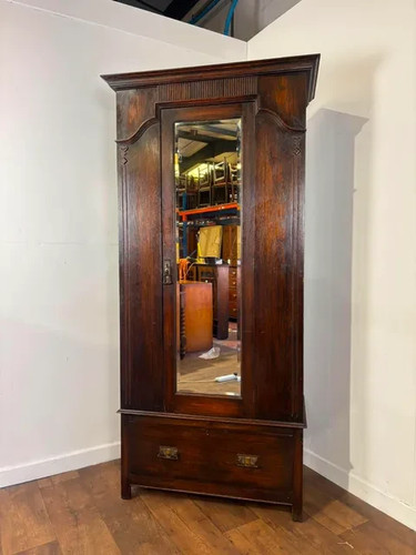 Vintage oak hall - oak, wardrobe