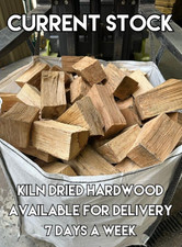 KILN DRY HARDWOOD LOGS TON BULK BAG FIREWOOD READY TO BURN FREE LOCAL DELIVERY