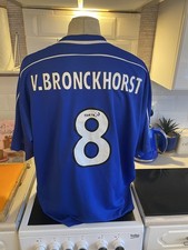 Rare Vintage Original Glasgow Rangers Football Shirt Nike XXL Van Bronckhorst
