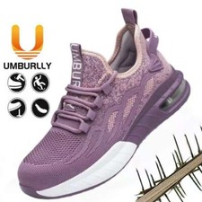 UK Women Ladies Lightweight Safety Shoes Steel Toe Cap Work Trainers Hiking Boot