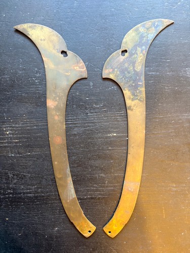 Rare pair antique kuwagata - pair,