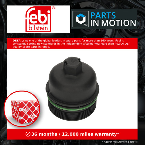 Oil filter cap fits land - land, rover
