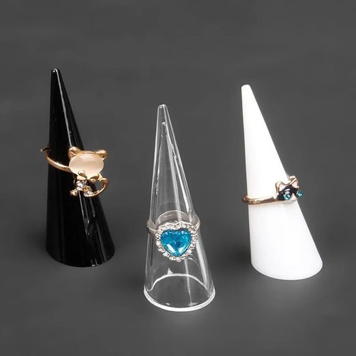 Clear acrylic cone - clear, ring