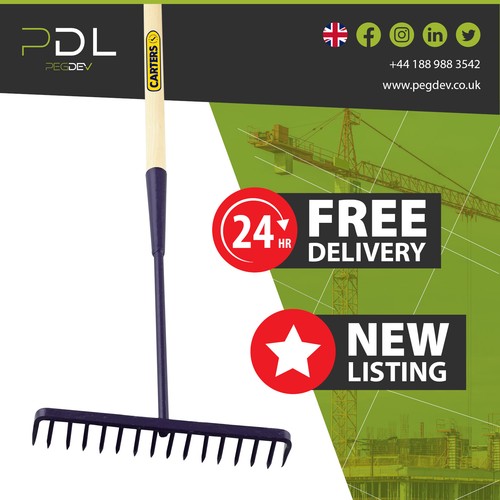 Tarmac rake wooden - rake,