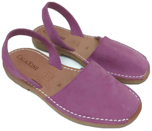 Calaxini purple leather - leather, avarca