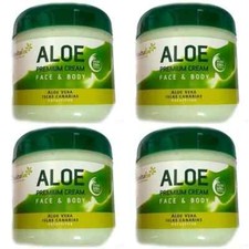 4 X 300ml Tabaibaloe 100% Canarian ALOE VERA face & body CREAM