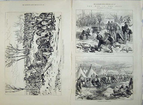 Original old antique - old, print