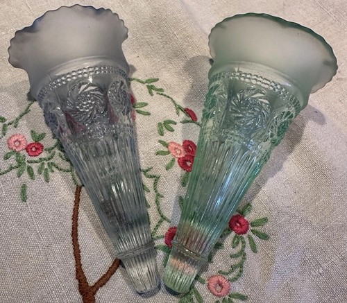 Pair bagley glass - of,
