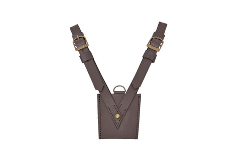 Sam browne frog brown genuine - brown,