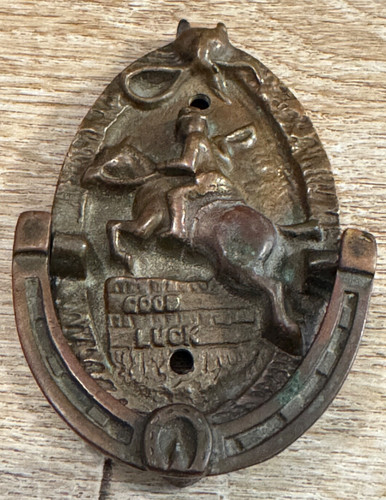 Vintage peerage brass - peerage, horse