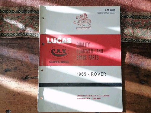 Lucas spare parts - parts, 1965