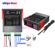 AC 110-220V Digital STC1000 Temperature Controller Thermostat NTC Sensor Probe