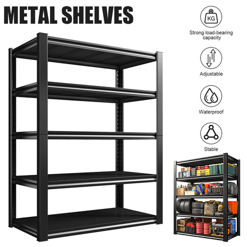 Tier metal shelving unit - metal,