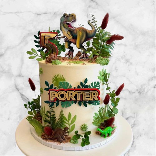 Dinosaur jurrasic park cake - jurrasic,