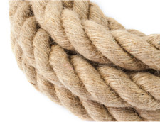 100% Natural Jute Hessian Rope Cord Braided Twisted Boating Sash Garden Decking