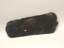 Edwards Black Nephrite Jade Unpolished Stone Slab Wyoming #O13