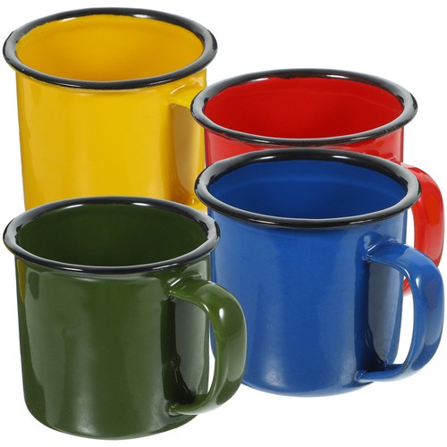 Colorful enamel milk - colorful, set