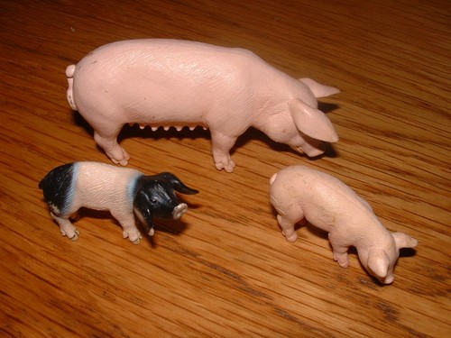 Schleich retired farm pig sow - schleich,