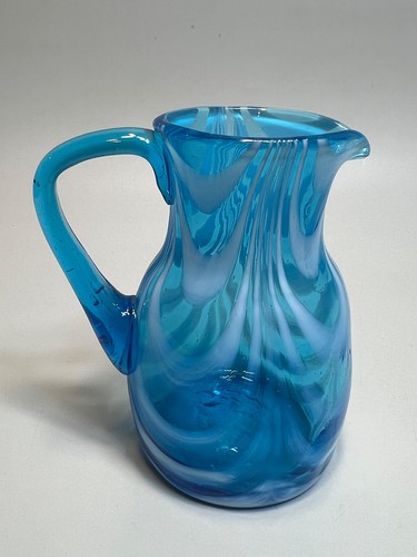 Antique blue white glass - antique,