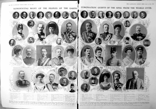 Old coronation guests king - coronation, all