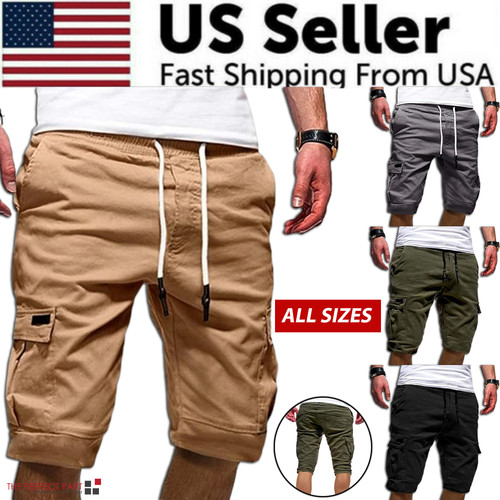 Men casual chino cargo - casual, shorts