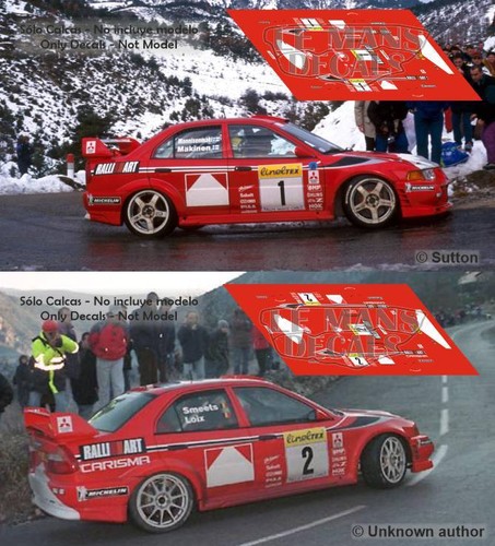 Decals mitsubishi evo rally - mitsubishi,