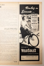 Press advertisement: VELOSOLEX 1957