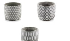 Concrete Flower Pots Plant Pot Holder Medium Home Decor 13 cm 